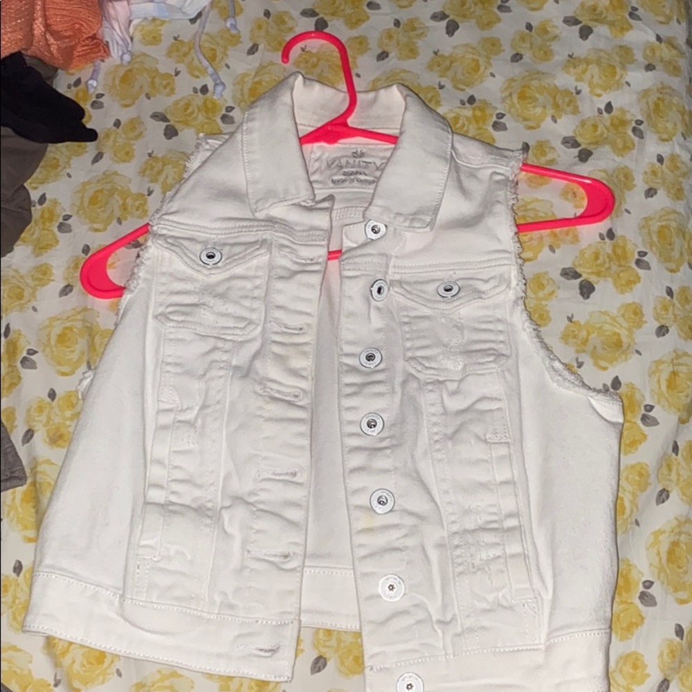 white vest